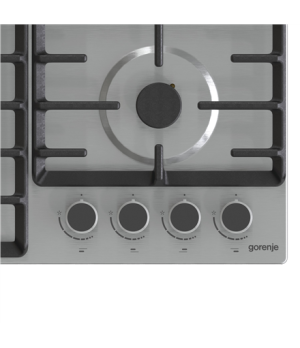 Gorenje | GW642ABX | Hob | Gas | Number of burners/cooking zones 4 | Rotary knobs | Stainless steel