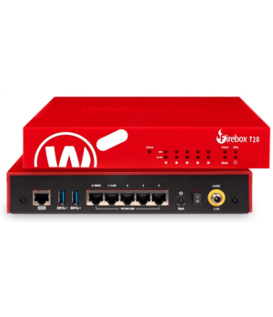 WatchGuard | Firebox | T20 | Ethernet LAN (RJ-45) ports 5 | Wi-Fi No | 485 Mbit/s