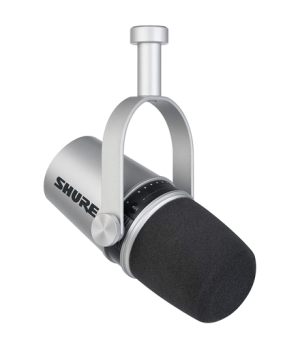 Shure | Podcast Microphone | MV7-S | Silver | kg