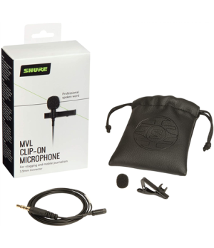 Shure MVL Lavalier Microphone for Smartphone or Tablet | Shure