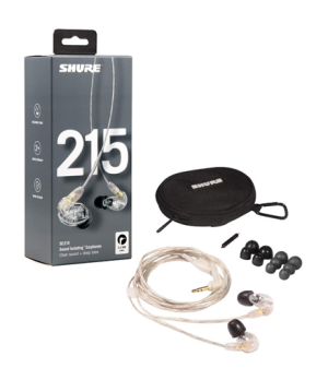 Shure SE215 Earphone, Clear | Shure