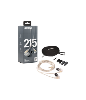 Shure SE215 Earphone, Clear | Shure