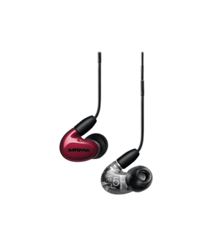 Shure 3BA Earphone, Red W/MODEL:RMCE-UNI | Shure