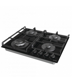 Gorenje | GTW641EB | Hob | Gas on glass | Number of burners/cooking zones 4 | Rotary knobs | Black