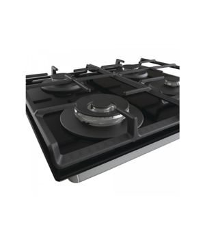 Gorenje | GTW641EB | Hob | Gas on glass | Number of burners/cooking zones 4 | Rotary knobs | Black