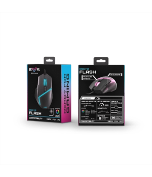 Energy Sistem Gaming Mouse ESG M2 Flash USB 2.0, 6400 DPI, 8 customizable buttons, RGB LED’s | Energy Sistem | ESG M2 Flash | Wi