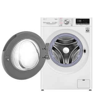 LG Washing Machine With Dryer F4DV709S1E Energy efficiency class A Front loading Washing capacity 9 kg 1400 RPM Depth 56.5 cm Wi