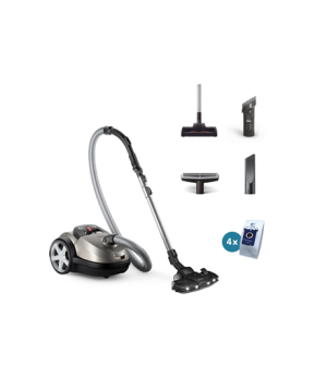 Philips Vacuum cleaner | XD8152/12 | Bagged | Power 900 W | Dust capacity 4 L | Pearl Metal