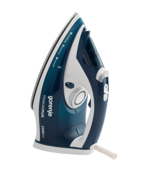 Gorenje | Steam Iron | SIH2200TQC | Steam Iron | 2200 W | Water tank capacity 300 ml | Continuous steam 30 g/min | Steam boost p