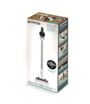 Gorenje | Vacuum cleaner | SVC216FMLW | Handstick 2in1 | Handstick and Handheld | - W | 21.6 V | Operating time (max)  min | Whi