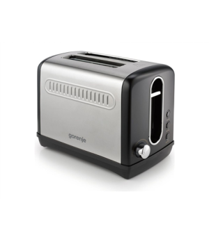 Gorenje | T1100CLBK | Toaster | Power 1100 W | Number of slots 2 | Housing material Plastic/Metal | Black