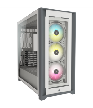 Corsair | ATX PC Smart Case | 5000X RGB | Side window | White | Mid-Tower | Power supply included No | ATX