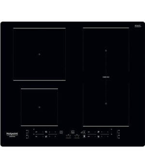 Hotpoint | HB 4860B NE | Hob | Induction | Number of burners/cooking zones 4 | Touch | Timer | Black