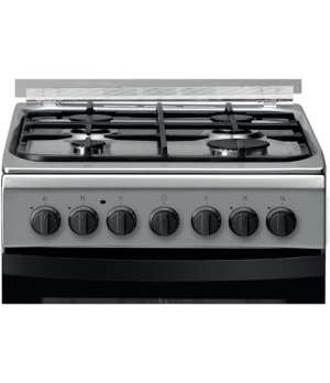 INDESIT | Cooker | IS5G5PHX/E | Hob type  Gas | Oven type Electric | Stainless steel | Width 50 cm | Grilling | Depth 60 cm | 60