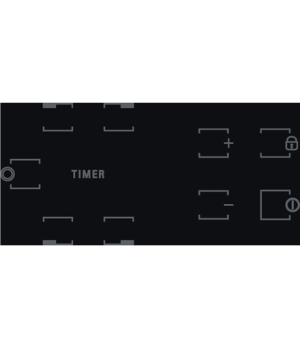 Hotpoint | HR 632 B | Hob | Vitroceramic | Number of burners/cooking zones 4 | Touch | Timer | Black