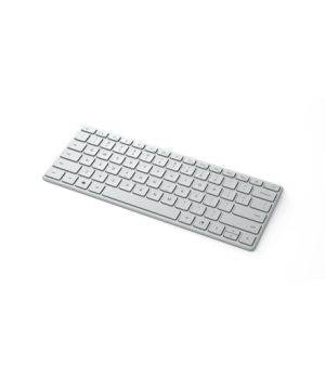 Microsoft | Designer Compact Keyboard | Compact Keyboard | Wireless | US | Bluetooth | Glacier | 288 g | Wireless connection