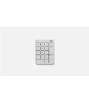 Microsoft | Numeric Keypad | MS NUMBER PAD | Numeric Keypad | Wireless | Batteries included | N/A | Bluetooth | Glacier | 81 g |