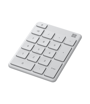 Microsoft | Numeric Keypad | MS NUMBER PAD | Numeric Keypad | Wireless | Batteries included | N/A | Bluetooth | Glacier | 81 g |