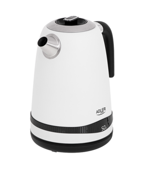 Adler | Kettle | AD 1295w | Electric | 2200 W | 1.7 L | Stainless steel | 360° rotational base | White