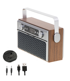 Camry | Bluetooth Radio | CR 1183 | 16 W | AUX in | Wooden