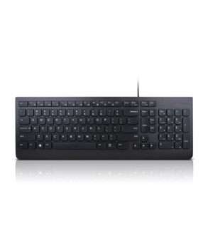 Lenovo | Essential | Essential Wired Keyboard - US Euro | Standard | Wired | US | 1.8 m | Black | Wired | 570 g