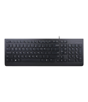 Lenovo | Essential | Essential Wired Keyboard - US Euro | Standard | Wired | US | 1.8 m | Black | Wired | 570 g