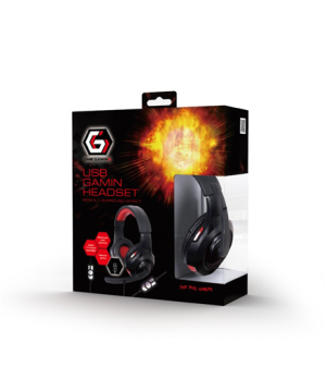 Gembird | Surround USB headset | GHS-U-5.1-01 | Built-in microphone | USB Type-A | Black/Red