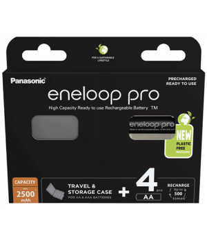 Panasonic | ENELOOP BK-3HCDEC4BE | AA | 2500 mAh | 4 pc(s)