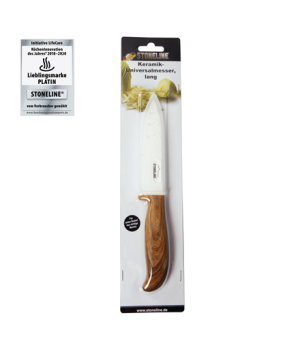 Stoneline | Back to Nature Universal Knife | 18314 | Ceramic knife | White/Wood | 1 pc(s)