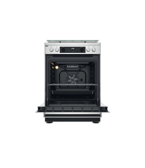 Whirlpool Cooker | WS68G8CHX/E/1 | Hob type Gas | Oven type  Electric | Stainless Steel | Width 60 cm | Digital | Depth 60 cm | 