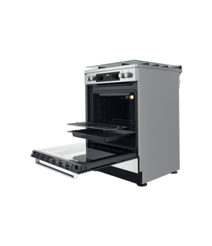 Whirlpool Cooker | WS68G8CHX/E/1 | Hob type Gas | Oven type  Electric | Stainless Steel | Width 60 cm | Digital | Depth 60 cm | 