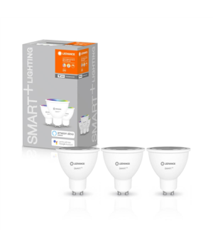 SMART+ WiFi Spot RGBW Multicolour 40 5W 45° 2700-6500K GU10, 3pcs pack | GU10 | 5 W | RGBW | Wi-Fi