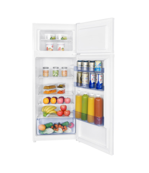 Goddess | GODRDB0143GW8F | Refrigerator | Energy efficiency class F | Free standing | Double Door | Height 142.6 cm | Fridge net