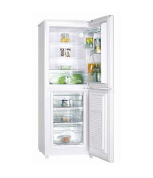 Goddess | GODRCE0142GW9E | Refrigerator | Energy efficiency class E | Free standing | Combi | Height 142.2 cm | Fridge net capac