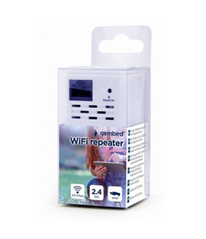 Gembird | WNP-RP300-03 | Wi-Fi repeater | 2.412-2.484 GHz | 300 Mbit/s | 10/100 Mbit/s | Ethernet LAN (RJ-45) ports 1 | Antenna 