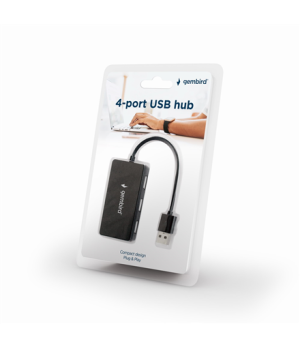 Gembird | 4-port USB hub | UHB-U2P4-04 | USB Hub