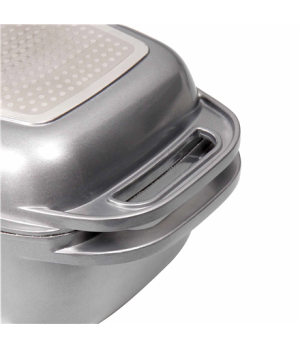 Stoneline | Roasting pot | 7947 | 2.7+5.6 L | Aluminium | Anthracite | Lid included | Pot