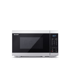 Sharp | Microwave Oven | YC-MG02E-S | Free standing | 20 L | 800 W | Grill | Silver