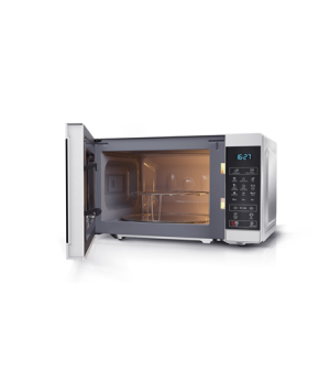 Sharp | Microwave Oven | YC-MG02E-S | Free standing | 20 L | 800 W | Grill | Silver