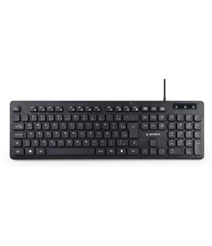 Gembird | Multimedia Keyboard | KB-MCH-04 | Multimedia | Wired | US | Black