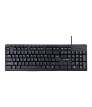 Gembird | Multimedia Keyboard | KB-UM-107 | Multimedia | Wired | US | Black