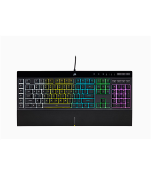 Corsair | Rubber Dome | Gaming Keyboard | K55 RGB PRO | Gaming keyboard | Wired | RGB LED light | US | Black