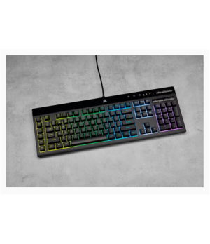 Corsair | Rubber Dome | Gaming Keyboard | K55 RGB PRO | Gaming keyboard | Wired | RGB LED light | US | Black