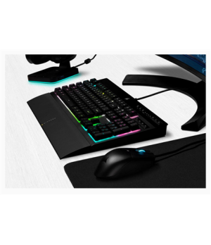 Corsair | Rubber Dome | Gaming Keyboard | K55 RGB PRO XT | Gaming keyboard | Wired | RGB LED light | US | Black