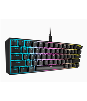 Corsair Mini Mechanical Gaming Keyboard K65 RGB Gaming keyboard On-Board Memory Supported in iCUE RGB LED light US Wired Black  