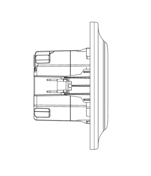 FIBARO Walli Outlet type F, Black Z-Wave EU | Fibaro