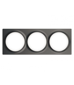 Fibaro Triple Cover Plate, Black | Fibaro | FG-Wx-PP-0004-8 | Triple Cover Plate | Black