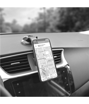 ColorWay | Magnetic Car Holder For Smartphone | Dashboard-2 | Adjustable | Magnetic | Gray | Panel or windshield mounting using 