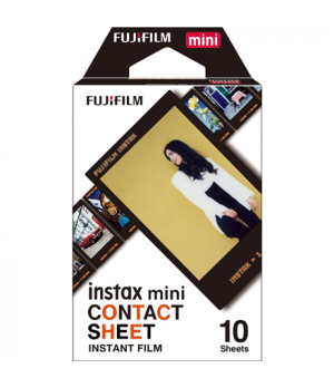 Fujifilm | Instant Film | Instax Mini Contact Sheet | 54 cm x 86 mm | Image dimensions: 62 × 46 mm | Quantity 10