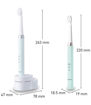 Panasonic | Electric Toothbrush | EW-DM81-G503 | Rechargeable | For adults | Number of brush heads included 2 | Number of teeth 